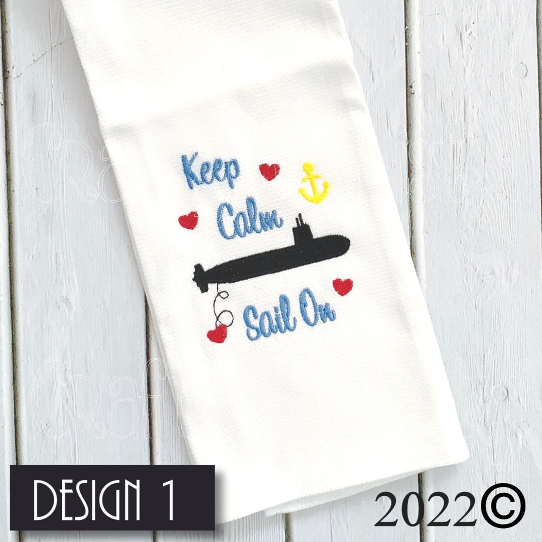 Your Choice of Design Submarine Kitchen Towel Etsy