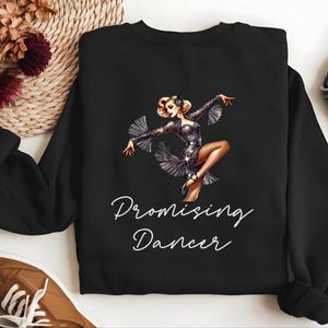 Dance Lover's Cozy Sweatshirt, Dance-Themed Sweatshirt, Dance Life Sweatshirt, Perfect Gift for Dancers, Sweatshirt for Dance Enthusiasts