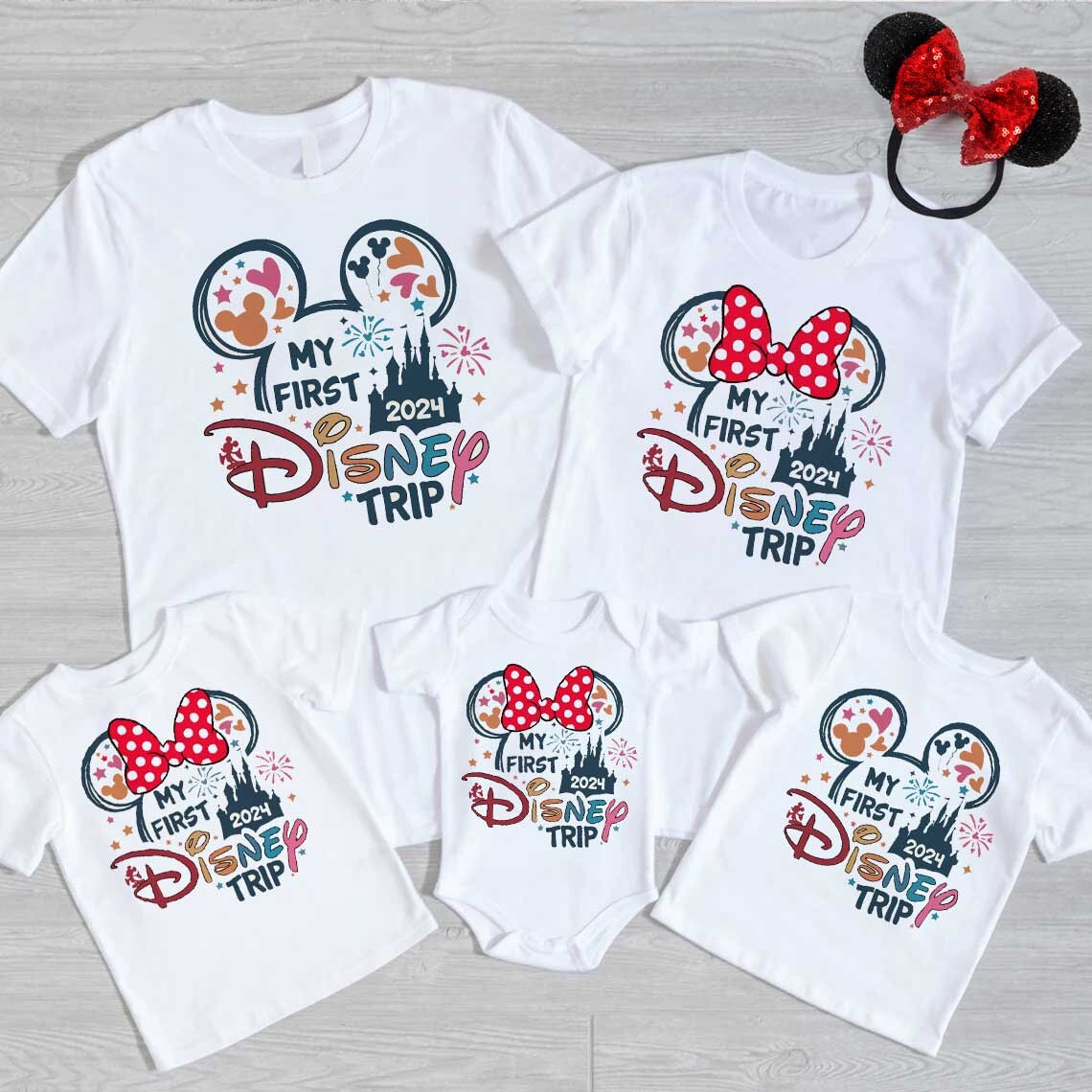 Discover My First Disney Trip 2024 Shirt, Disney Family 2024 Shirt