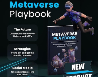 Livre de jeu Metaverse - Guide du débutant sur les TVN et l'art numérique (PLR, MRR)