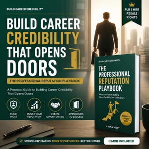 Build Career Credibility That Opens Doors – The Professional Reputation Playbook | PLR MRR Resell Rights