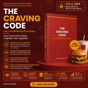 The Craving Code: Fast Food Marketing Psychology Guide (PLR MRR)