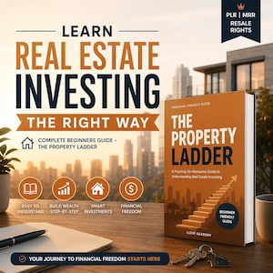Learn Real Estate Investing the Right Way, Complete Beginners Guide – The Property Ladder | PLR MRR Resell Rights