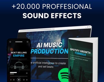 20000+ Soundeffekt-Bundle, PLR MRR Weiterverkaufsrechte