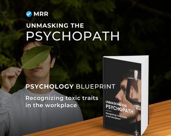 Psychopath Mentality Course – Understand Psychopathic Behavior & Protect Yourself, PLR, MRR, Resell | Behavioral Psychology, Mental Health