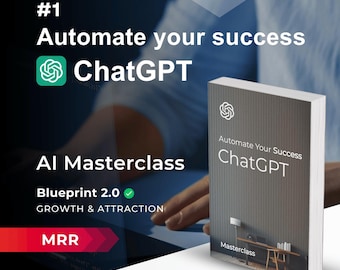 ChatGPTマスタークラスコース - AI自動化、PLR（プライベートラベルライセンス）およびMRR（再販権）
