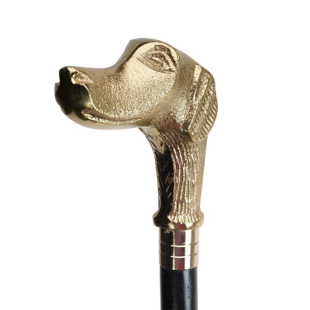 ゴールドポインター犬バストヘッドロングシューホーン（木とアルミ製