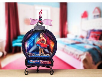 Custom unique 3d photo ornaments,  Dance recital, ballet, personalized, laser cut, Christmas ornament,  grandparent gift.
