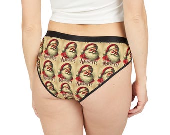 Ondeugend damesondergoed, grappig kerstcadeau voor vrouw of vriendin