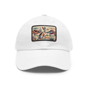 Chapéu de coelho com remendo de couro, boné de beisebol casual, acessórios para atividades ao ar livre no verão, chapéus da moda, proteção solar para esportes ao ar livre imagem 3