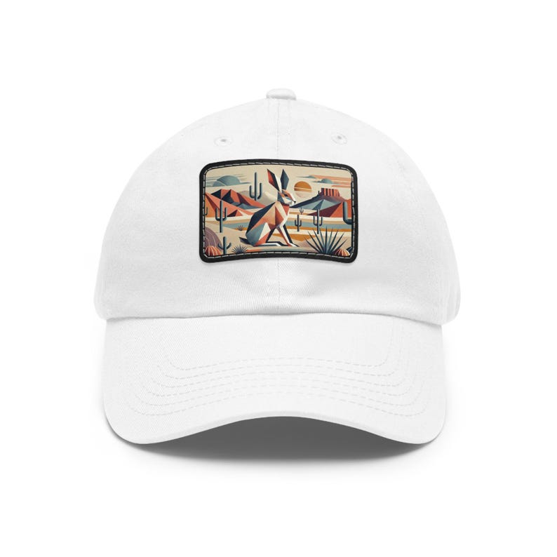 Chapéu de coelho com remendo de couro, boné de beisebol casual, acessórios para atividades ao ar livre no verão, chapéus da moda, proteção solar para esportes ao ar livre imagem 3