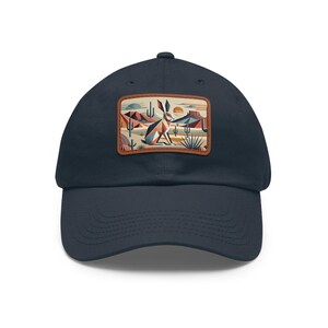 Chapéu de coelho com remendo de couro, boné de beisebol casual, acessórios para atividades ao ar livre no verão, chapéus da moda, proteção solar para esportes ao ar livre imagem 2