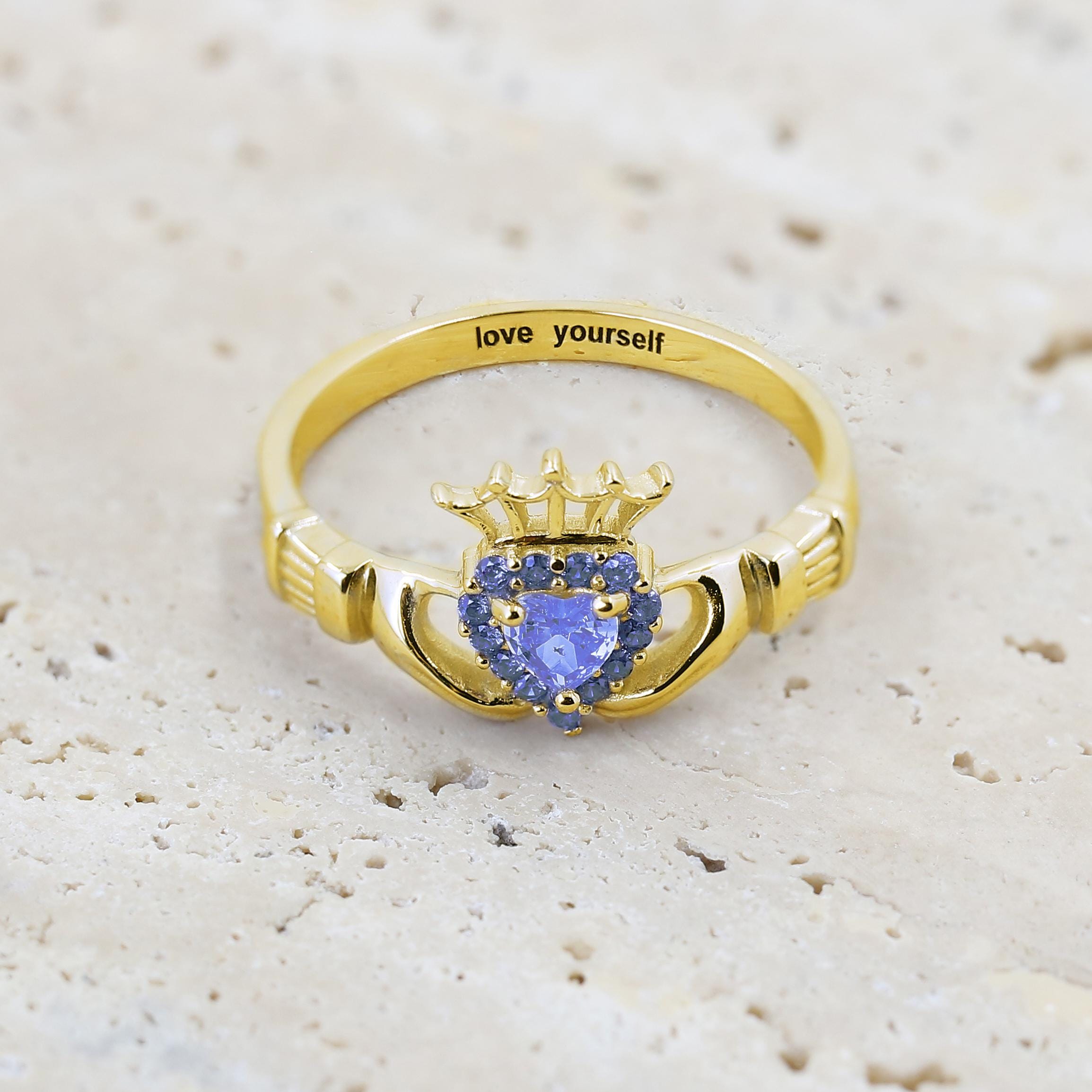 Birthstone Claddagh Canada