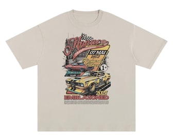 Retro Muskel Car T-Shirt: 90er Jahre Stil Komfort Farben Shirt