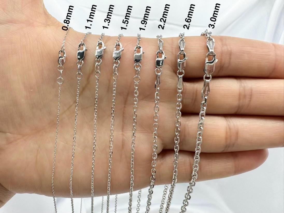 Kabelkette Gelbgold 10 Karat 10K Gelbgold Halskette Im Diamantschliff - Kabelkette 20 Zoll, 0,6 Mm Stark, Mit Anhängeröse Diamantgeschliffenes Kabelglied Kette