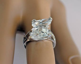 1 Piece Very Attractive Natural Smokey Topaz Full Faceted Round Shaped Hand Carved Single Gemstone Made RingSmokey Ring.