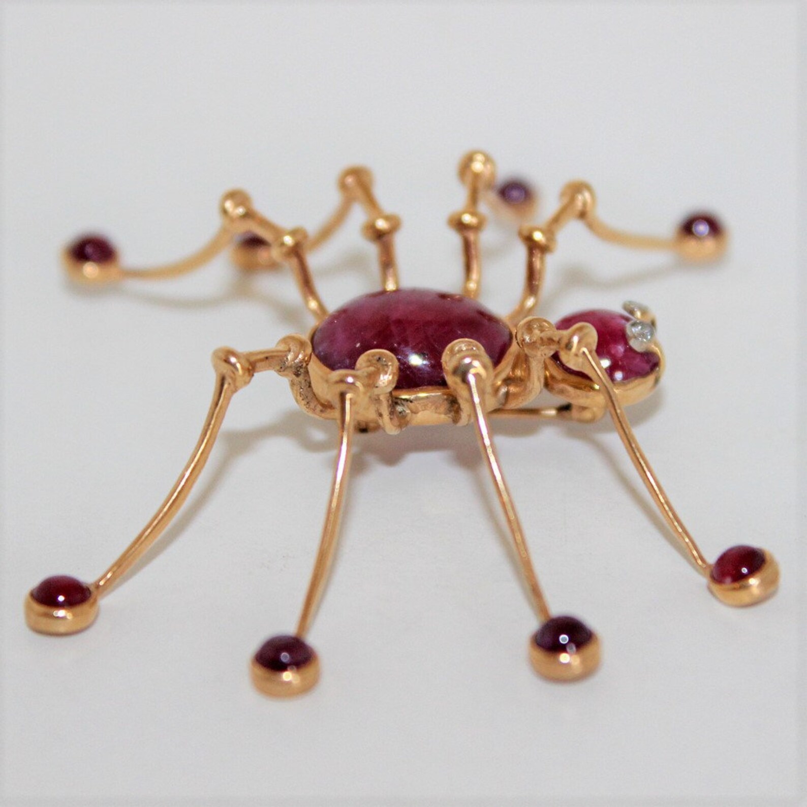 15.20 CTS Vintage Ruby PinBrooch Natural Ruby Cabochon Etsy