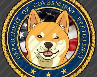 Department of Government Efficiency DOGE US Badge Logo