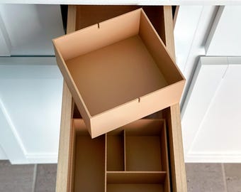 Makeup Drawer Organizer | Cosmetic Storage Tray | Vanity & Bathroom Essentials Organizer