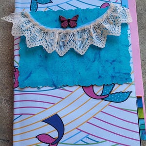 Mermaid Inspired junk journal- one of a kind