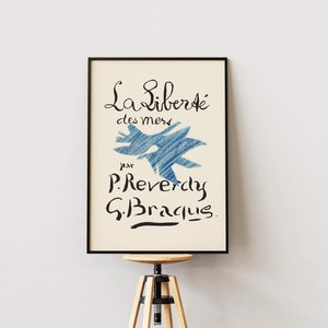 Georges Braque Exhibition Poster: La Liberté Print (Digital Download)