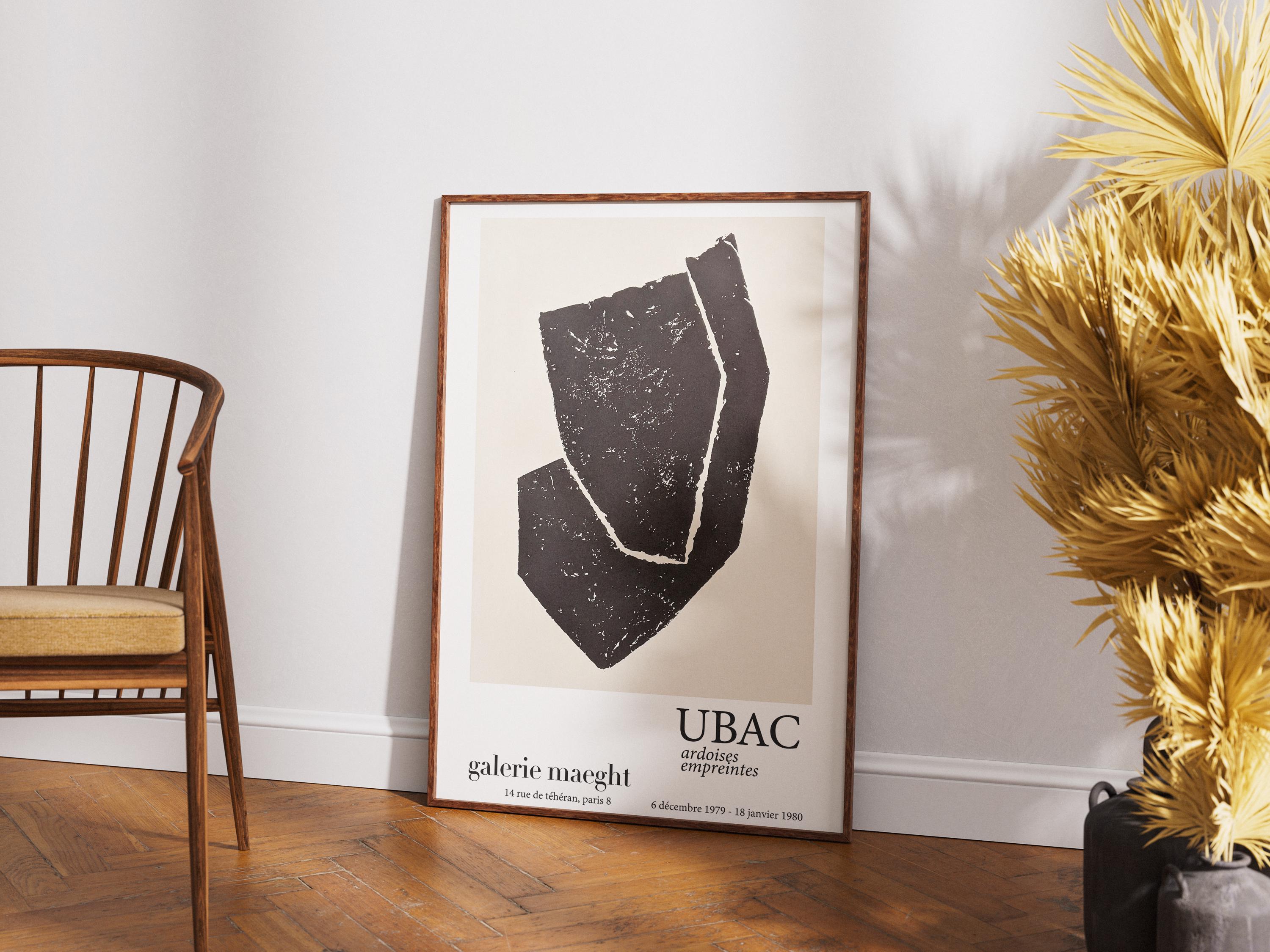 UBAC アートポスター GALERIE MAEGHT UBAC Galerie Maeght Poster | Abstract Modern Art Print