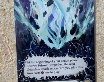 Seismic Surge - Token Alter - Flesh and Blood TCG - Etsy