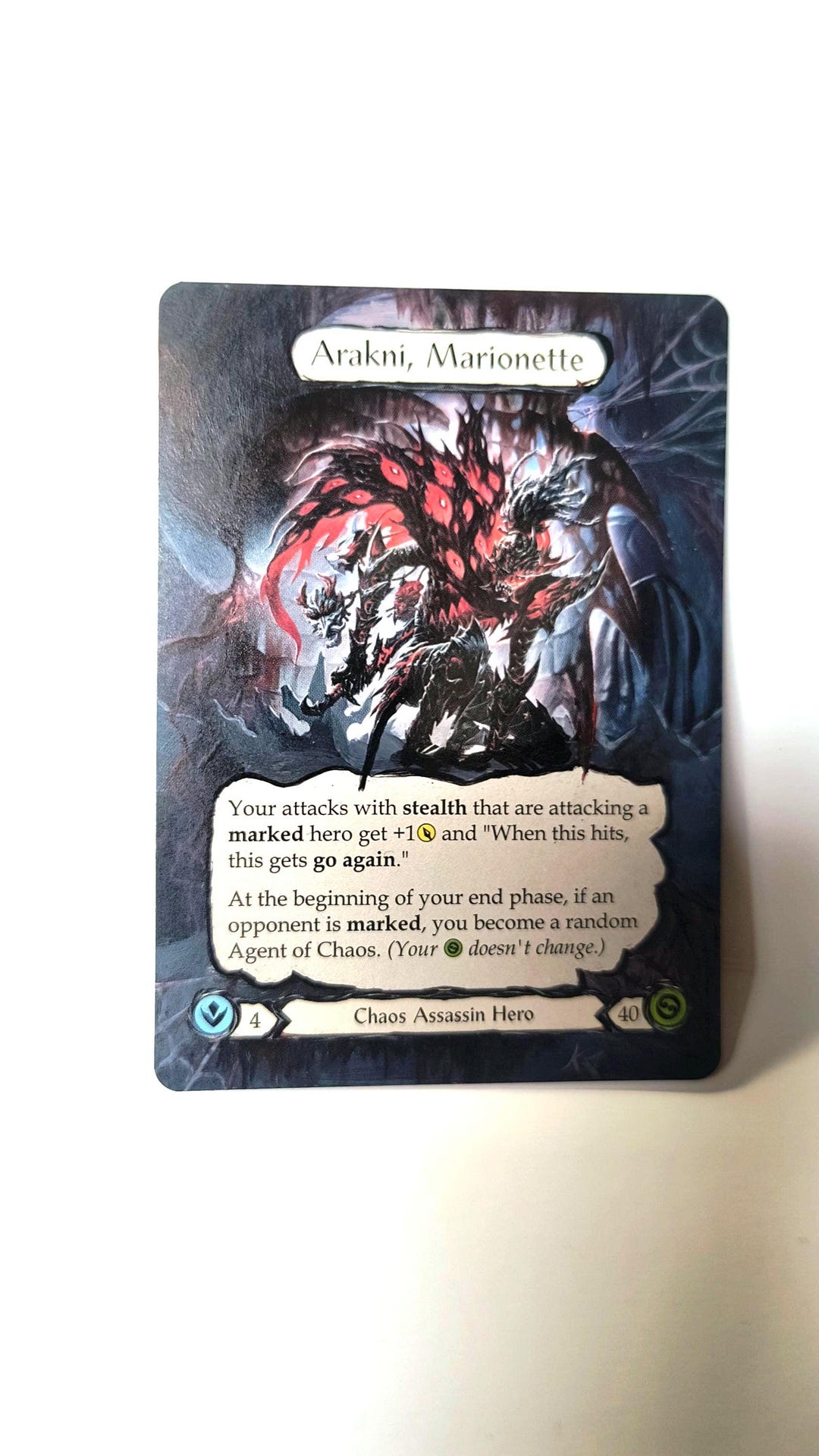 Arakni, Marionette, Altered Card, Flesh and Blood - Etsy