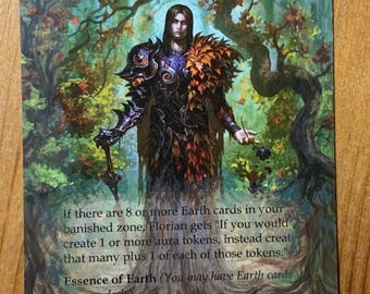 Florian, Rotwood Harbinger, Altered Card, Flesh and Blood - Etsy