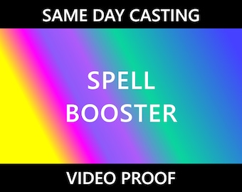 SPELL BOOSTER - Amplify Your Magic & Manifestation Ritual