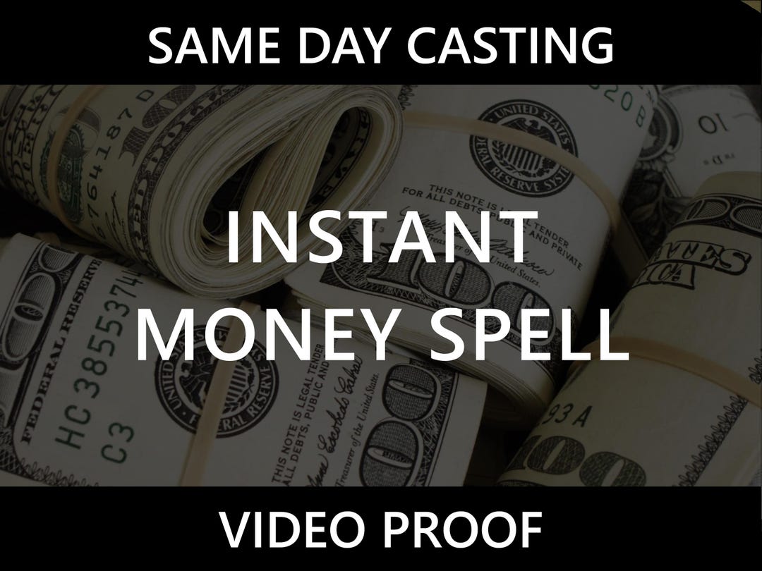 Instant Money Message Instant Money Spell for Fast Financial Flow and Abundance - Etsy