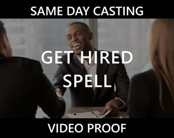 Get Hired Spell | Career Success Ritual, Job Opportunity Casting