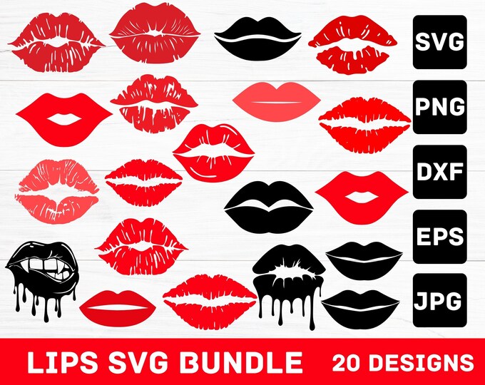 Lips Svg, Kiss Svg, Biting Lips Svg, Lips Clipart, Lips Sihlo - Etsy Canada