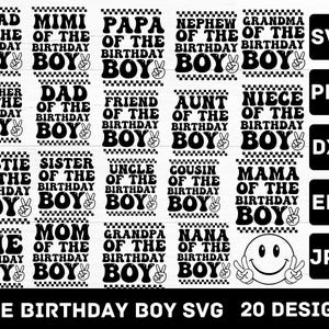 The Birthday Dude Svg, jongens verjaardag Svg, jongens 1e verjaardag Svg, feestvarken Svg, gelukkige verjaardag Svg, digitale download png, dxf, eps-bestanden