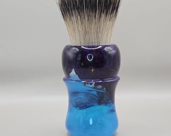 Artisan-crafted Shaving Brush - "Royal Glacier" Hybrid Handle with multiple knot options available