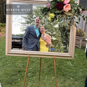 Seating Chart Sign - Wedding Mirror Decal - Our Favorite People image 20