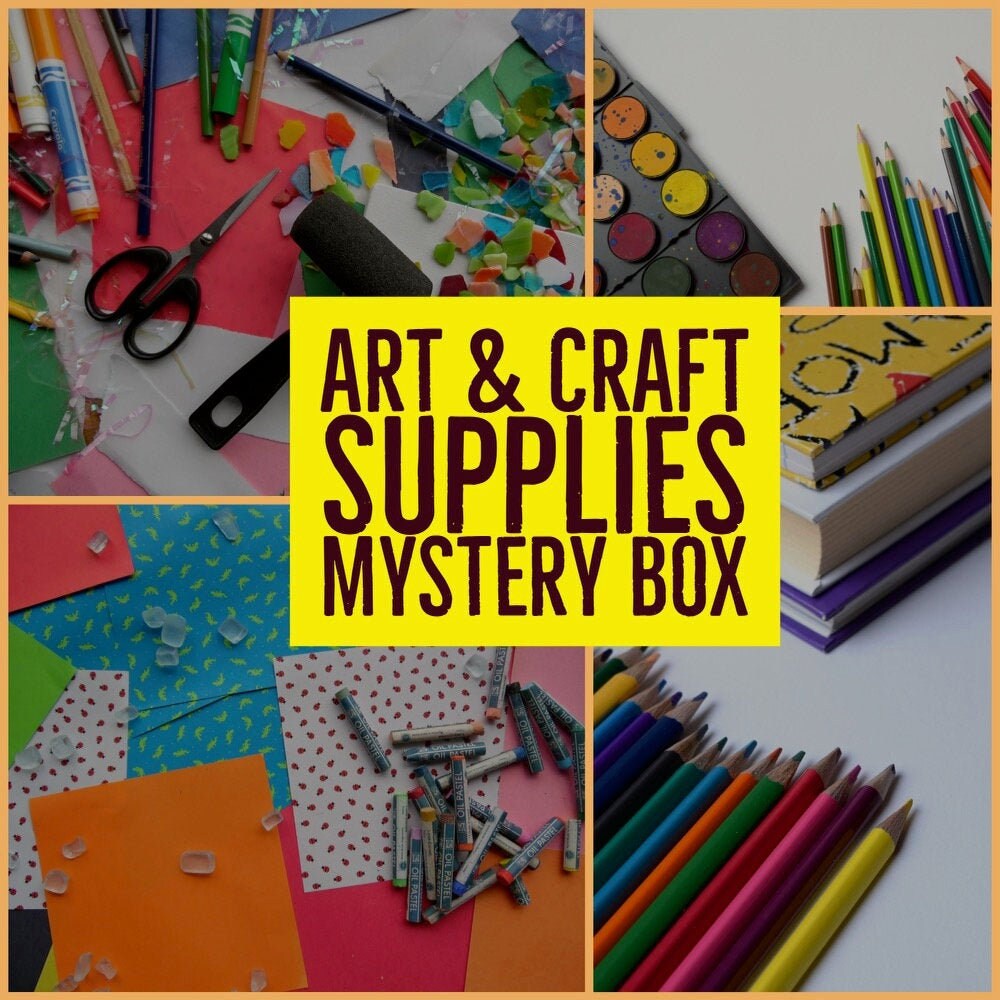Arts & Crafts Mystery Box Supplies Etsy