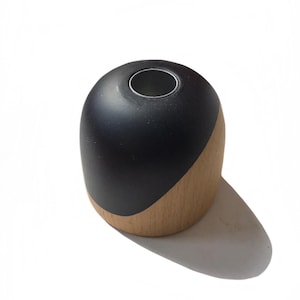 Danish Modern BoConcept wood candleholder  / Danish candlestick holder
