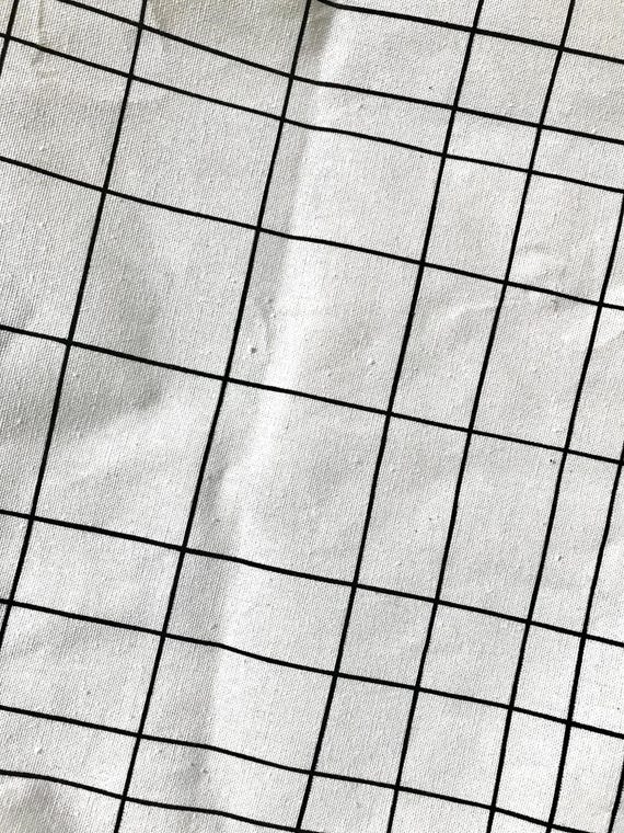 Danish Modern Abstract Grid Tote Bag: Large Geome… - image 4