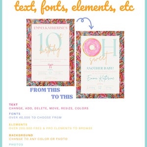 Editable Spa Party Invitation: Glam Birthday Invite (Digital File) image 7