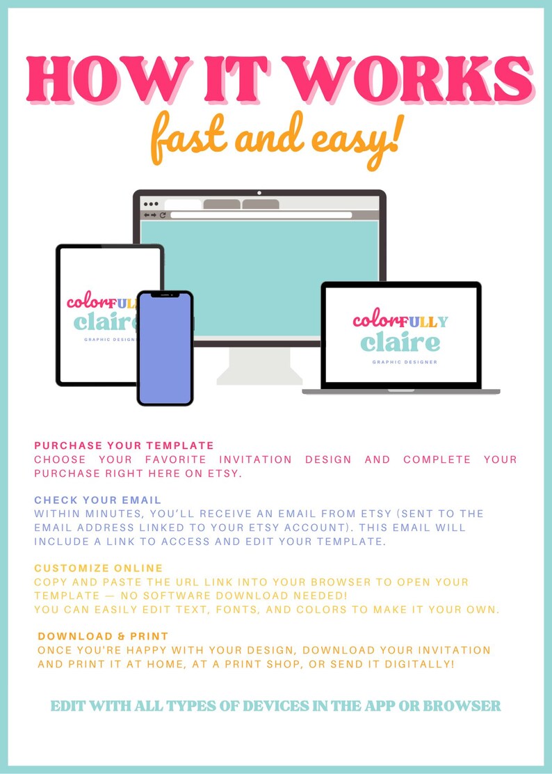 Editable Spa Party Invitation: Glam Birthday Invite (Digital File) image 5