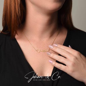 Personalized Script Name Necklace, Custom Script Name Necklace, Cursive Name Necklace, Gift For Her, Mother Day Gift.