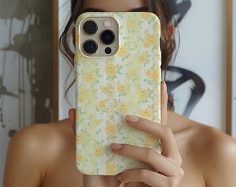 Flower Pattern Phone Case Strawberry Lace Phone Case Pink Flower Pattern Blue Flower Pattern Yellow Floral Pattern Red Floral Pattern iPhone