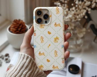 Bunny phone case, Chicken Phone Case for chicken phone lover, Cute bunny iphone, Rabbit Samsung Phone Case, 3 Color Themes