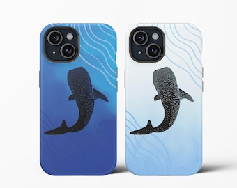 Whale Shark Phone Case Sealife iphone Case aquatic iphone case Personalized name phone case iPhone 16 15 14 13 12 11 Samsung S24 S23 S22 S21