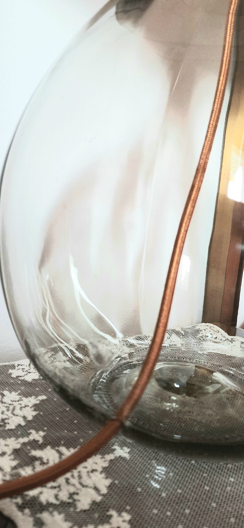 Modern Glass Bottle Lamp Base Large Glass Table Lamp Etsy