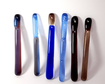 Bastoncini Vetro Luna E Stelle - Mescolatori Cocktail E Bevande Set Da 6