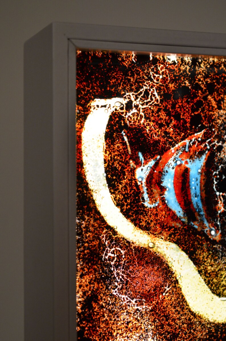 Constellation Lightbox Glass Table Lamp Desk Lamp Square Etsy