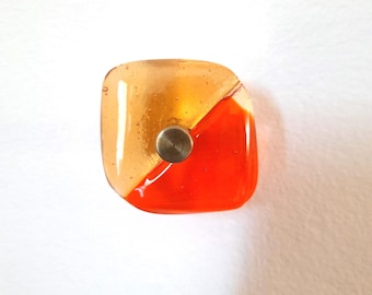 Gancho de pared de cristal de Murano