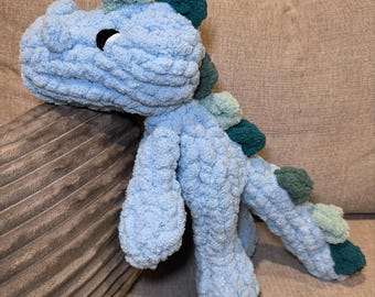 Hand gestrickter dicker Dinosaurier T-Rex Plüsch
